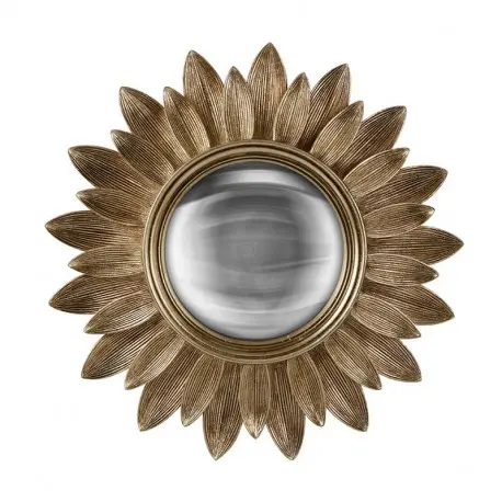 Acheter un miroir Lila convexe doré, Emdé