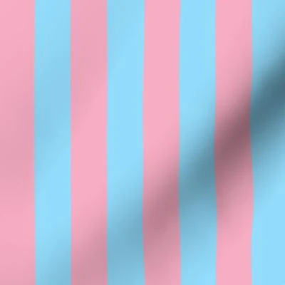 JP11 - Wide Basic Stripes in Pastel Fabric | Spoonflower