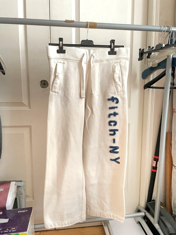 Pantalon évasé blanc