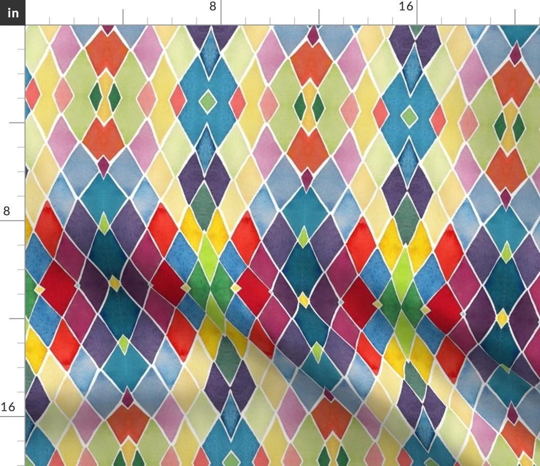 cestlaviv_DIAMONDs Fabric | Spoonflower