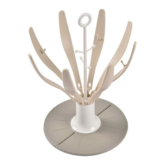 Egoutte-biberon pliable Flower Argile
