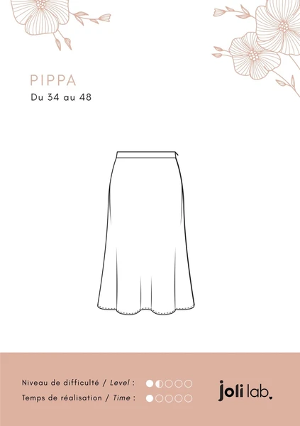 Jupe Pippa - Patron Couture PDF ou Pochette