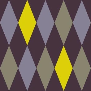 Midsummer night's harlequin - large Fabric | Spoonflower