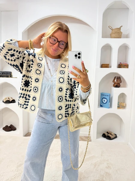 GILET AIMY BLEU MARINE