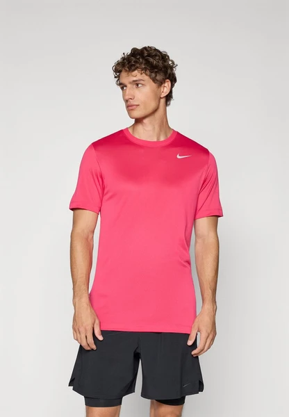 TEE RESET - T-shirt de sport - rush pink/matte silver-coloured