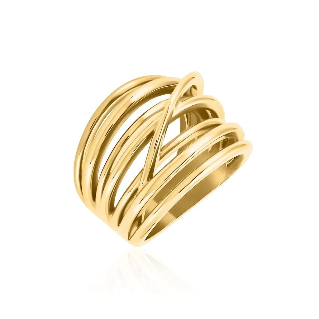 Bague Gold Aura Acier Jaune