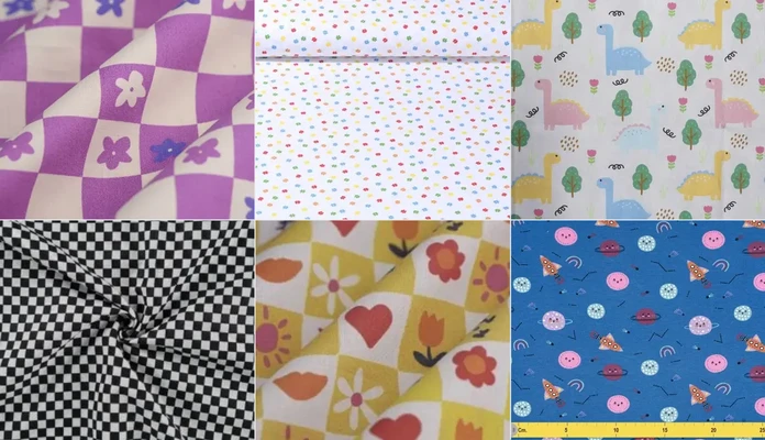 tissu - clowncore kidcore