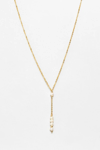 Théa long necklace - Cultured pearl