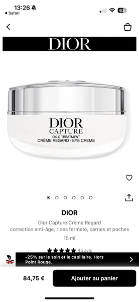 Dior crème yeux 