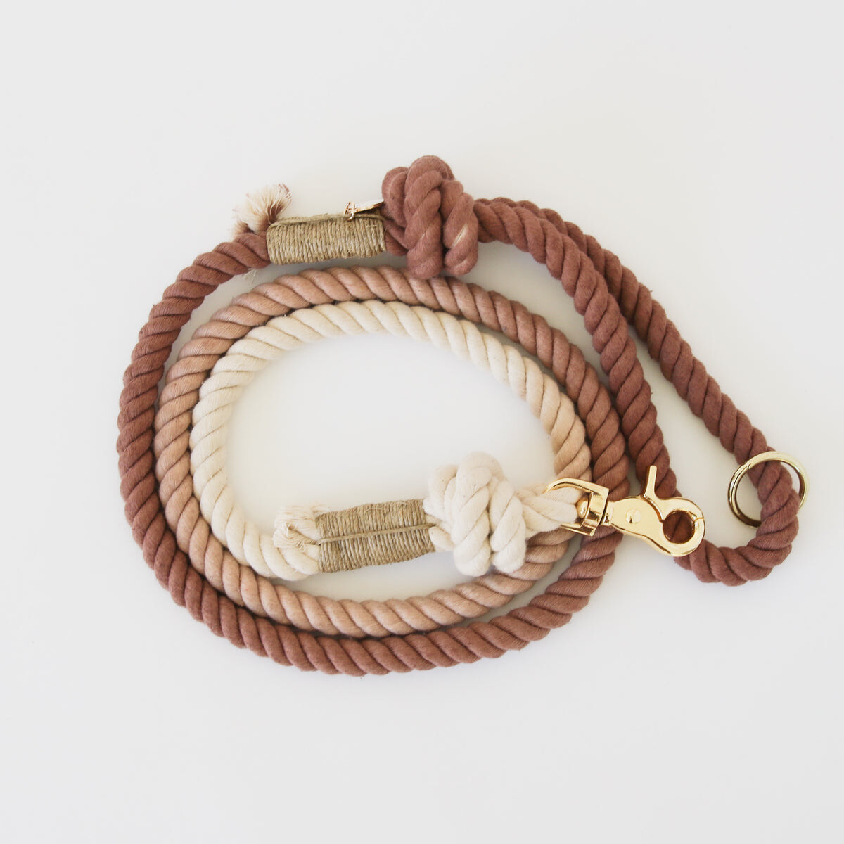 'Cafe Con Leche' - Rope Leash