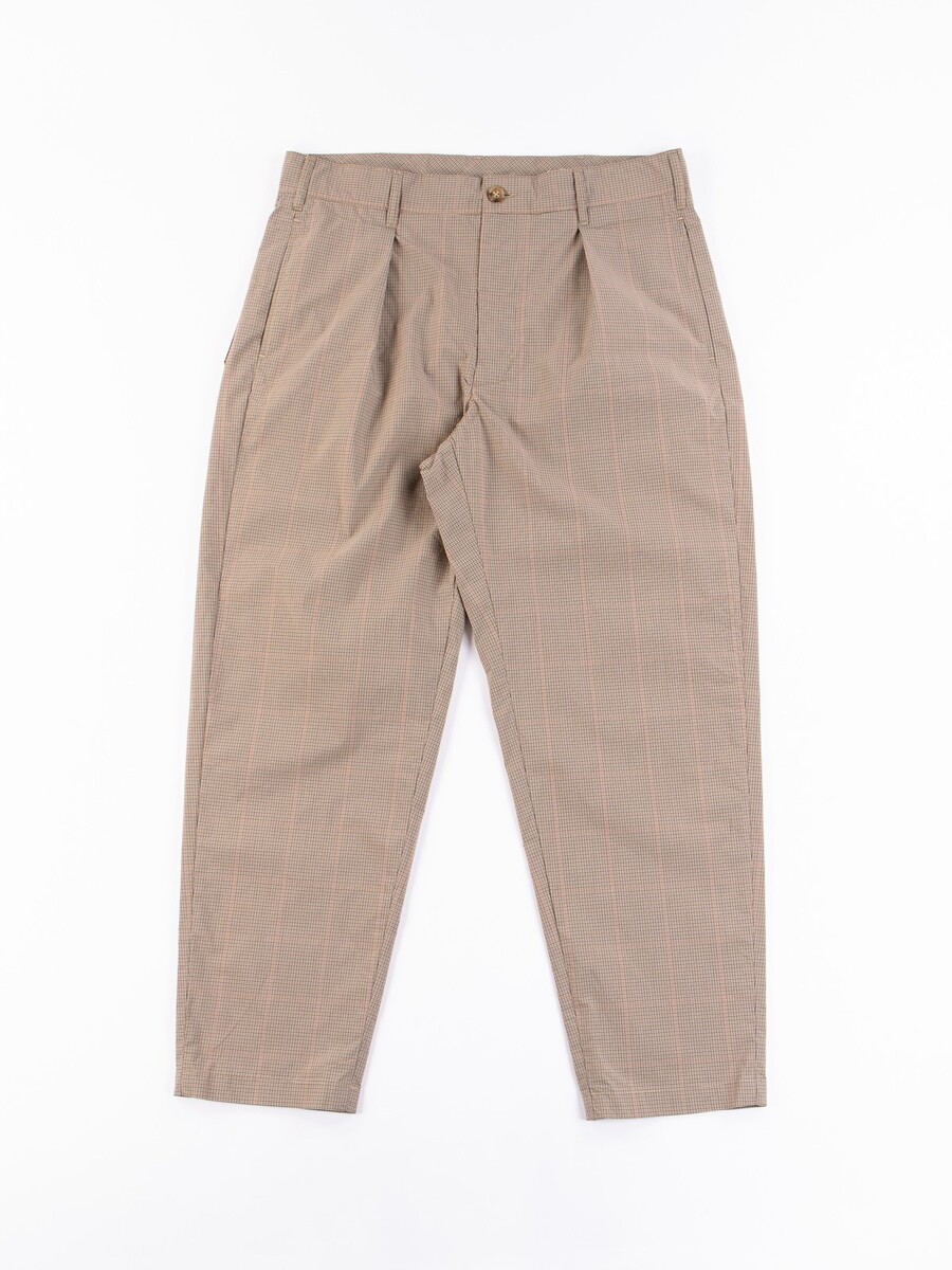 Khaki Nyco Mini Tattersall Carlyle Pant by Engineered Garments – The Bureau Belfast