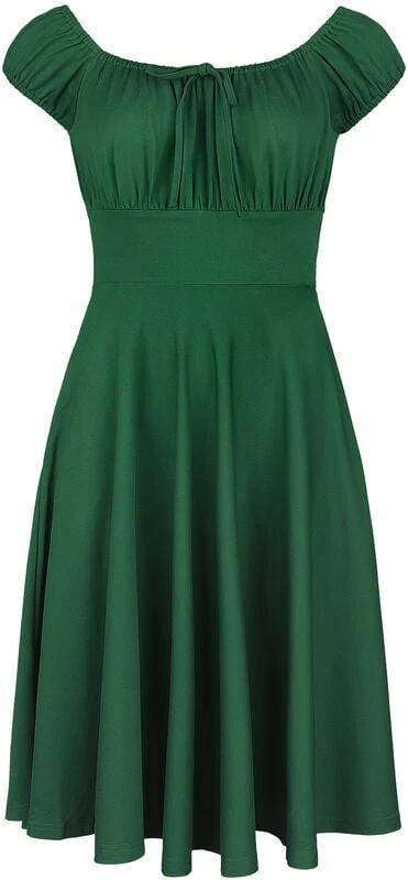 Robe `Évasée Col Froncé