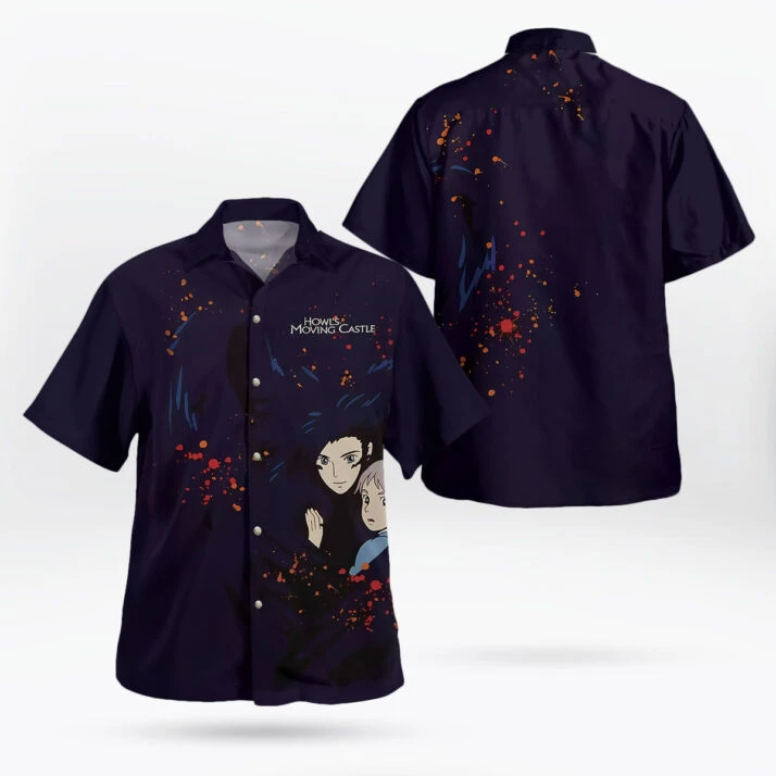 Howl's Moving Castle Howl and Sophie Hawaiian Shirt