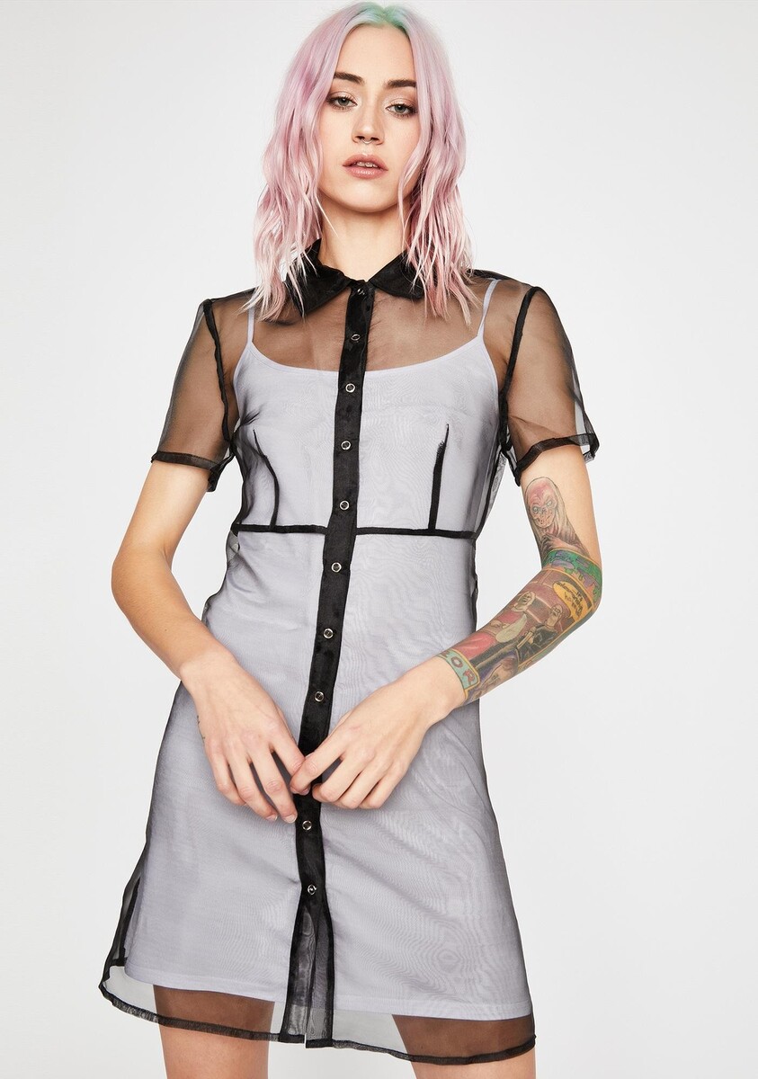 Back To Life Shirt Dress