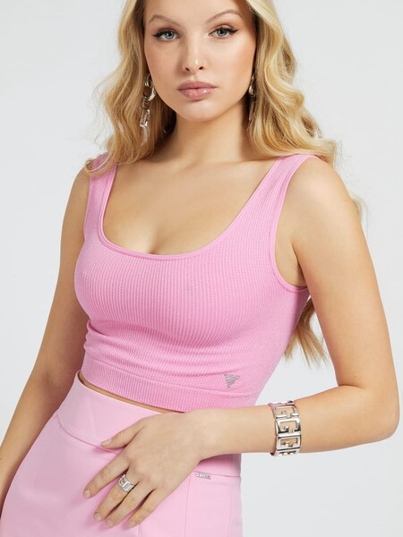 RIB SWEATER CROP TOP