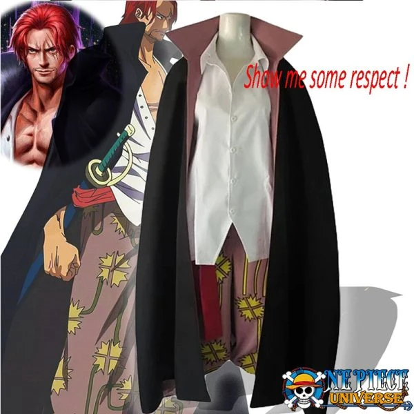 One Piece Shanks Cosplay Costume HOT 2024 | One Piece Universe Store