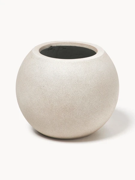 Cache-pot en béton Tuscany, haut. 25 cm