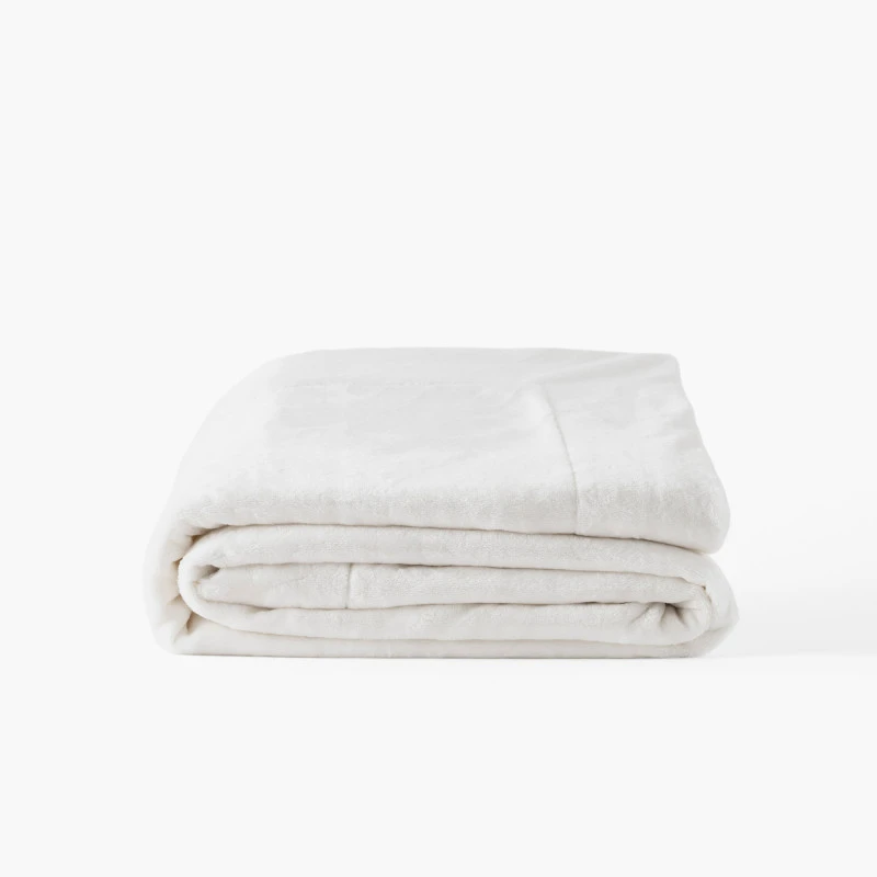Plaid polaire Oslo ivoire