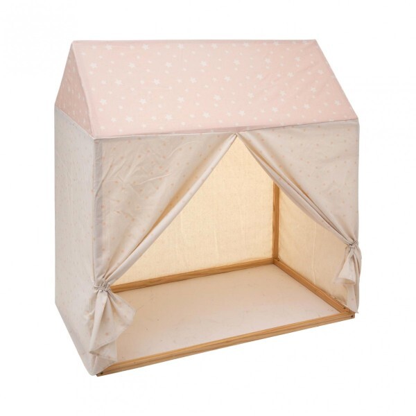 Toile cabane Rêve Rose