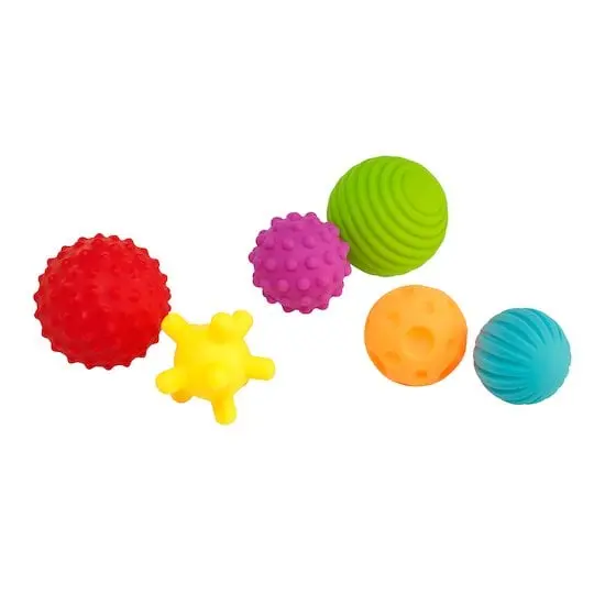 Lot de 6 balles sensorielles de Formula Baby