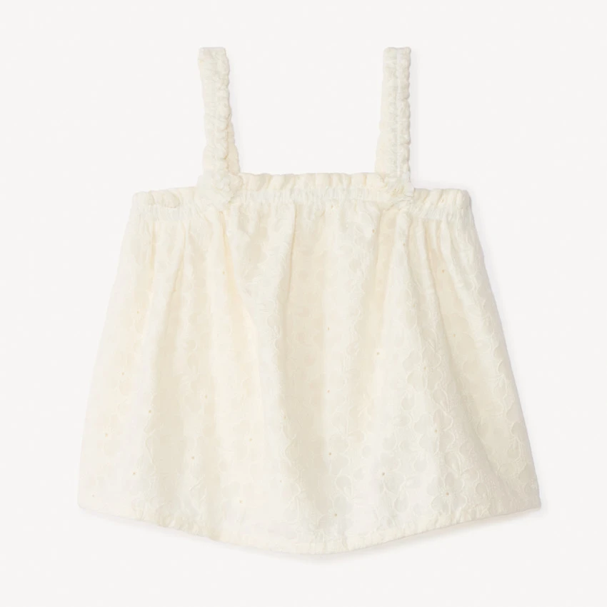 Débardeur en broderie anglaise pour fille | Orchestra