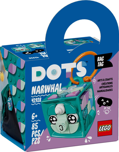 LEGO Dots 41928 pas cher, Porte-clés narval