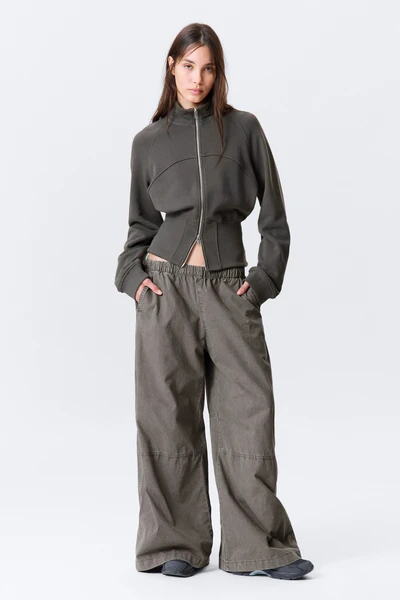 Veste de survêtement ajustée en coton