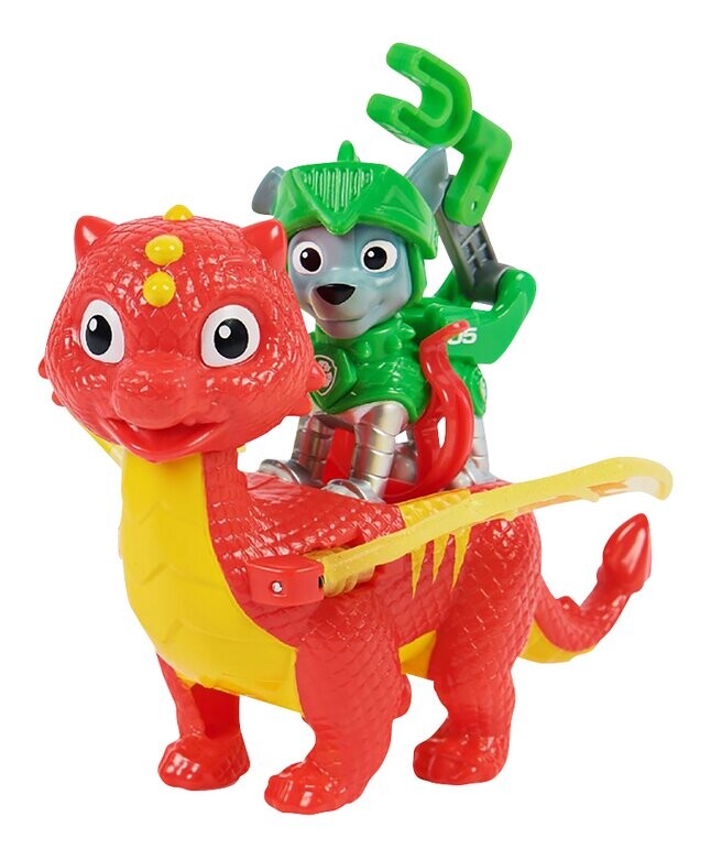 Pat' Patrouille Rescue Knights Hero Pups Rocky et Flame, le dragon