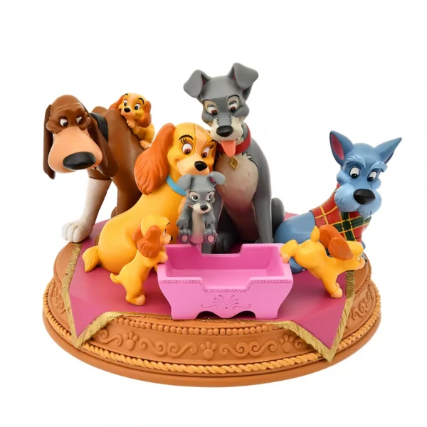 COMMANDE - DISNEY STORE JAPON - FIGURINE BELLE ET LE CLOCHARD - STORY  COLLECTION