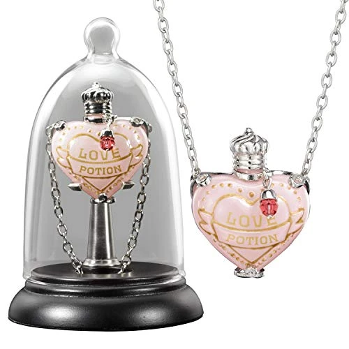The Noble Collection Harry Potter Love Potion Pendant and Display - Includes 18in Chain &amp; Collector Display - Officially Licensed Harry Potter Film Set Movie Replica Jewellery Gifts