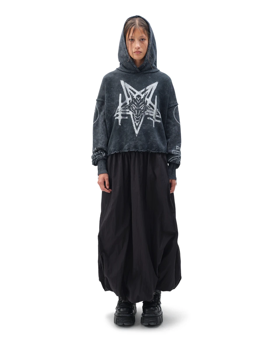 Diablo Cropped Hoodie