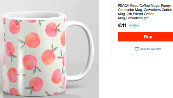Peachy Mug !! LOVELY