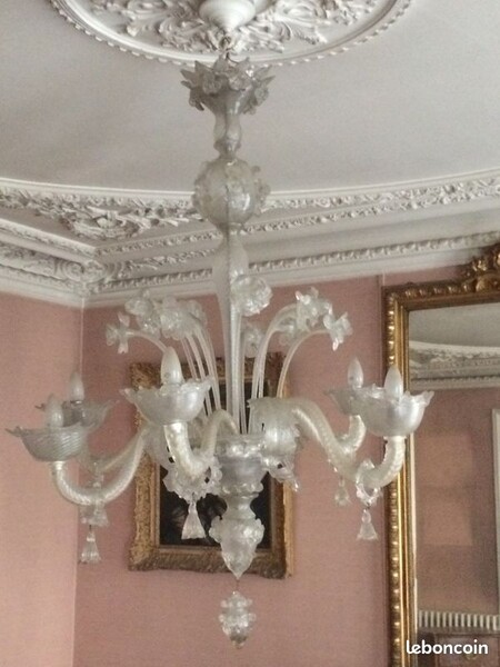 Vendre lustre venitien vintage