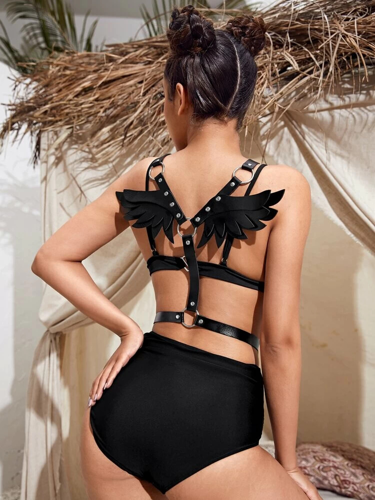 Harnais ailes noir 