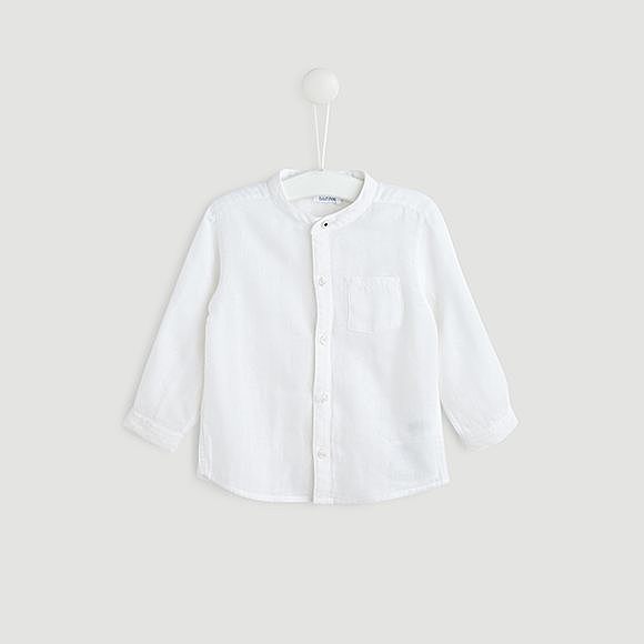 Petite chemise col mao 