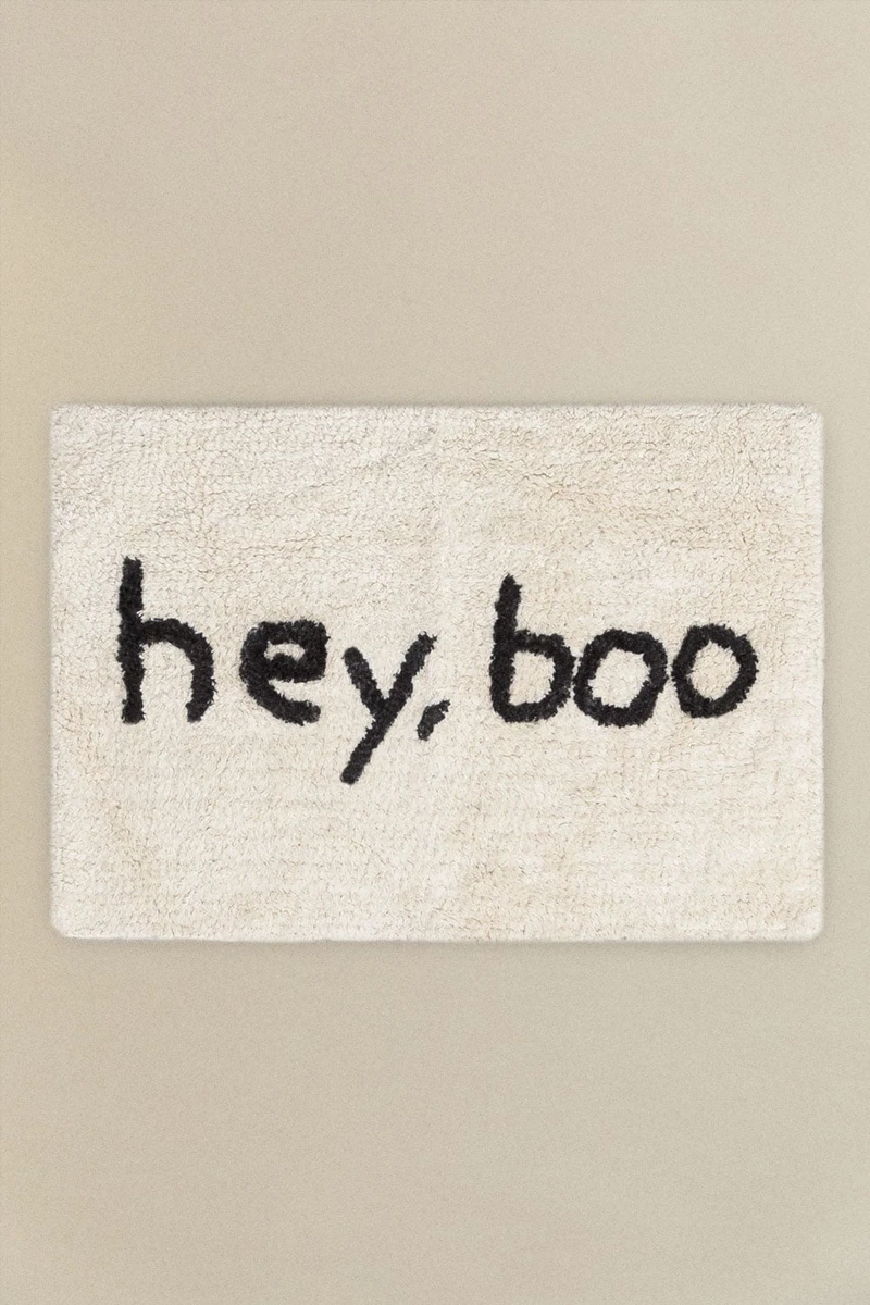 Tapis de bain 60x40 cm en coton Heyb