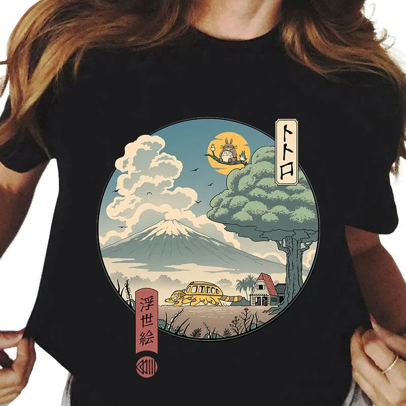 My Neighbor Totoro Anime Japan Style T-Shirt - Ghibli Merch Store - Official Studio Ghibli Merchandise