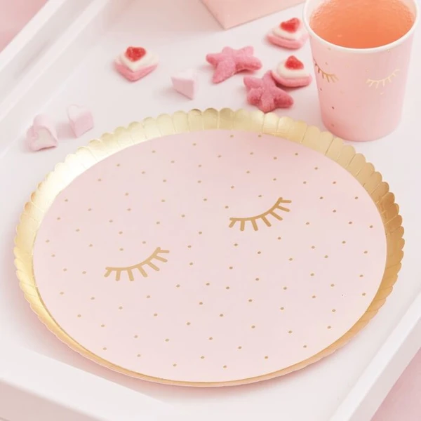 8 assiettes en papier Pamper Party 21,5 cm