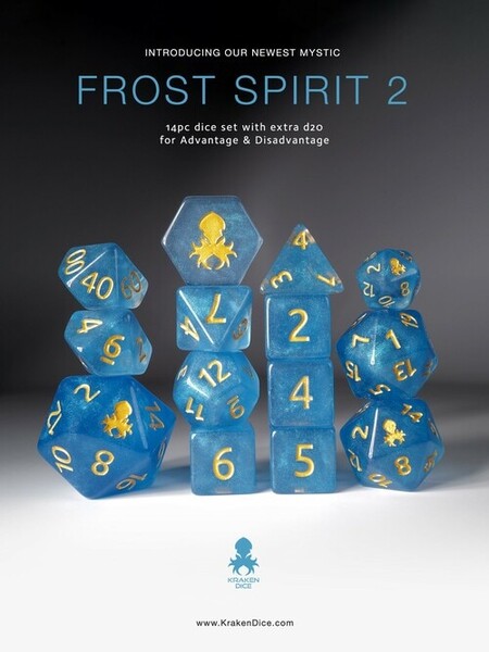 Frost Spirit Dice Set