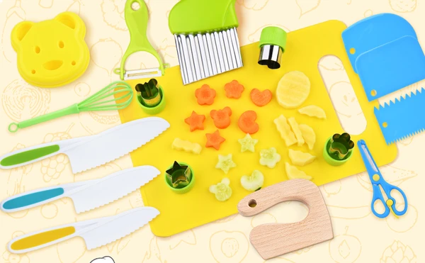Kit Couteau sécurité de Cuisine pour Enfants