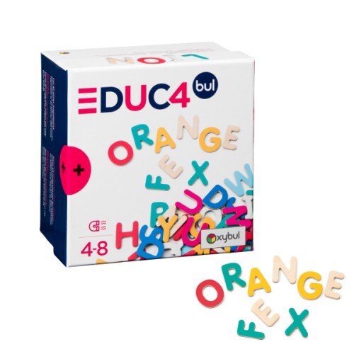 60 lettres magnétiques en bois