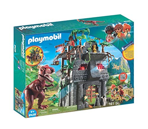 PLAYMOBIL - 9429 - Campement des explorateurs avec tyrannosaure