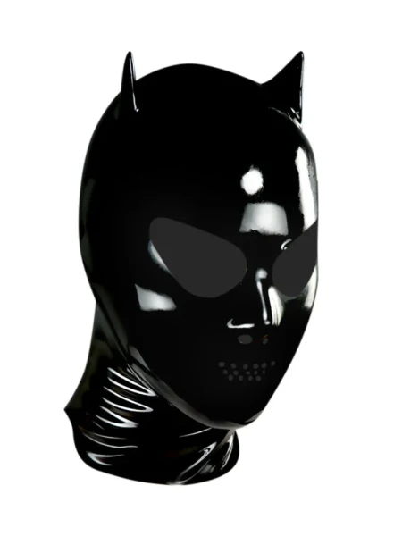 Cagoule en latex The Silent Devil