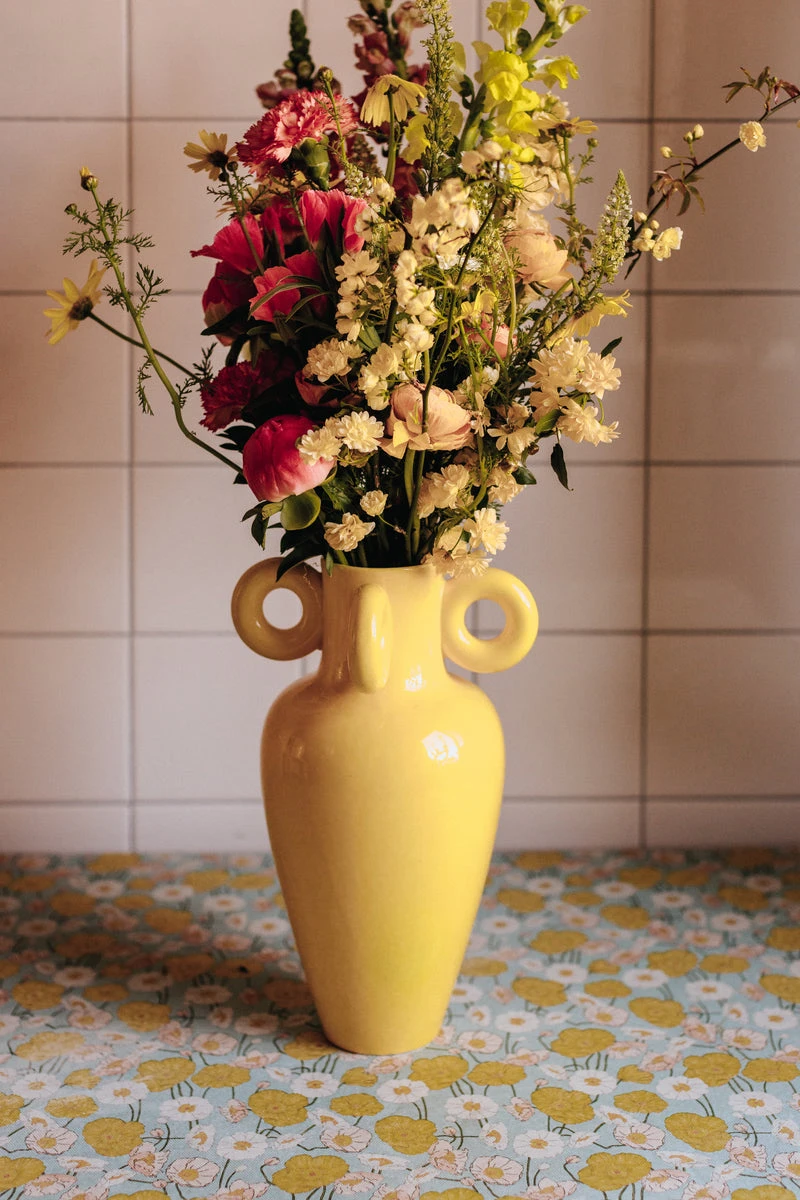 VASE HARRISON JAUNE
