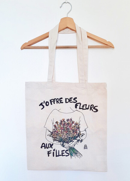 Tote Bag - J'offre des fleurs | Sapphosutra
