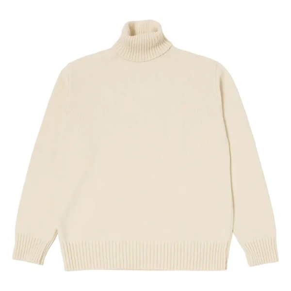 Pull Col Roulé | Ecru