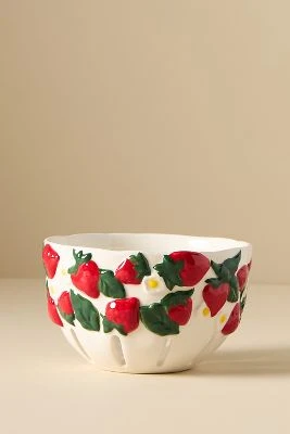 Passoire en grès Foster Strawberry