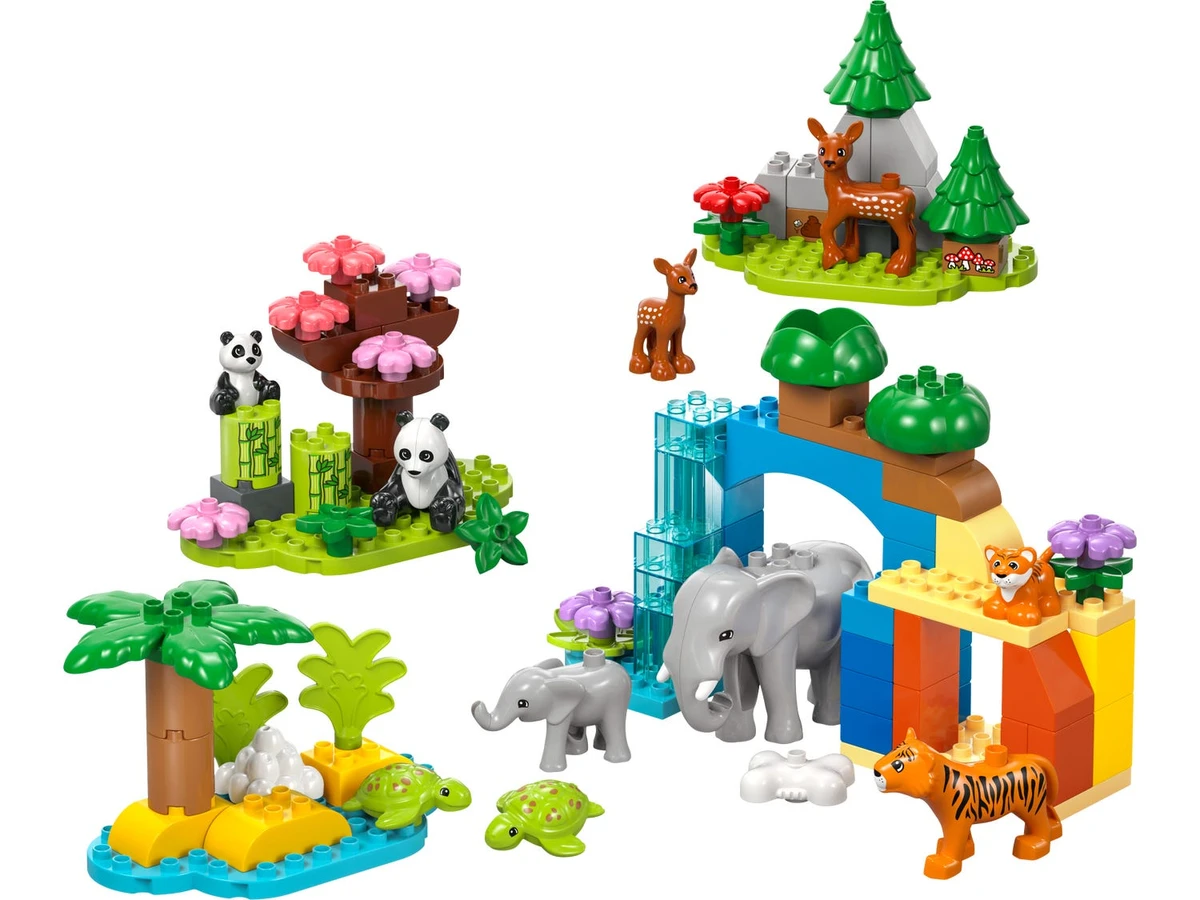 Familles d’animaux sauvages 3-en-1 10446 | DUPLO® | Boutique LEGO® officielle FR