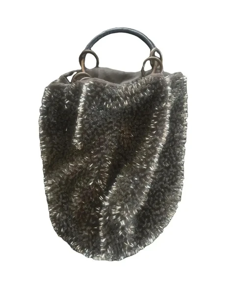 Petit sac à main perlé