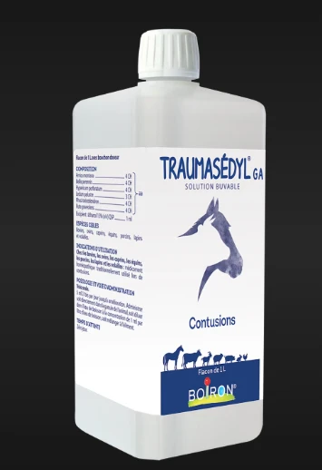 Traumasedyl 1 litre solution buvable pour traumatismes | VETOBEST